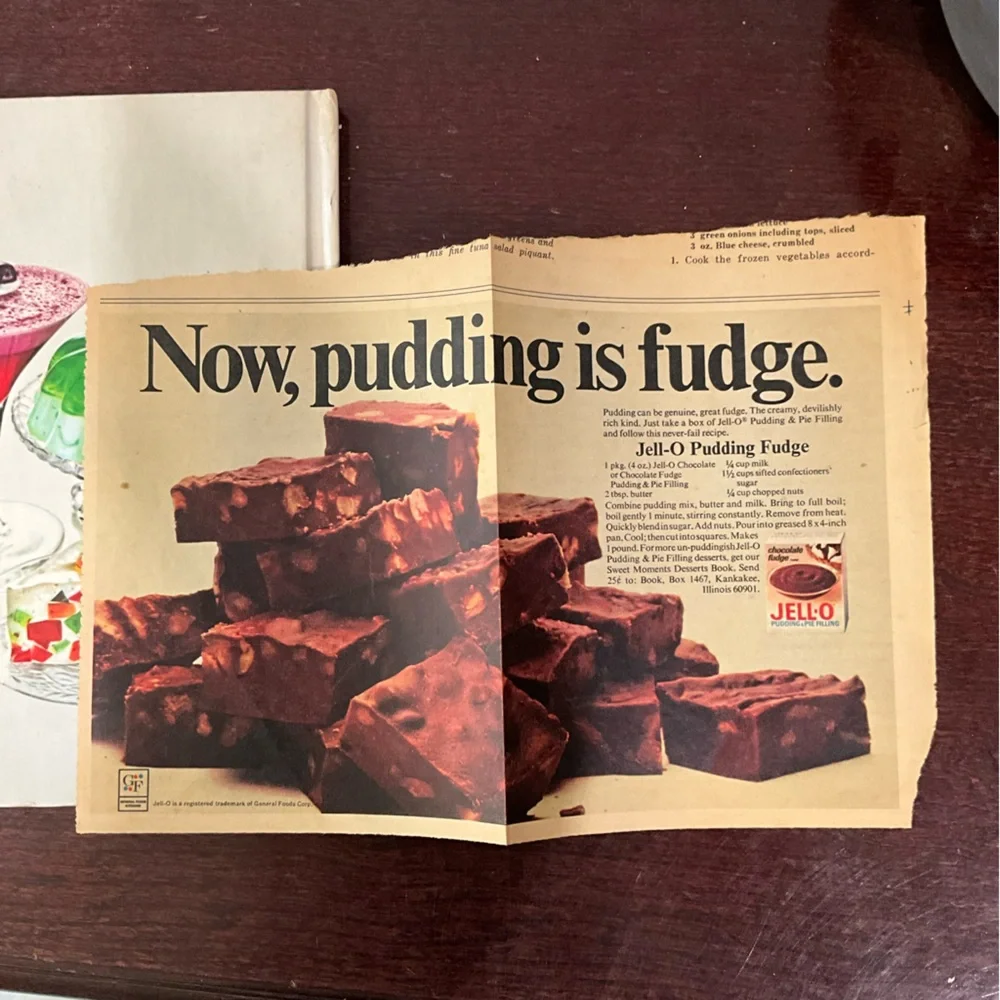Vintage 1974 The New Joys of Jell-o Recipe Book